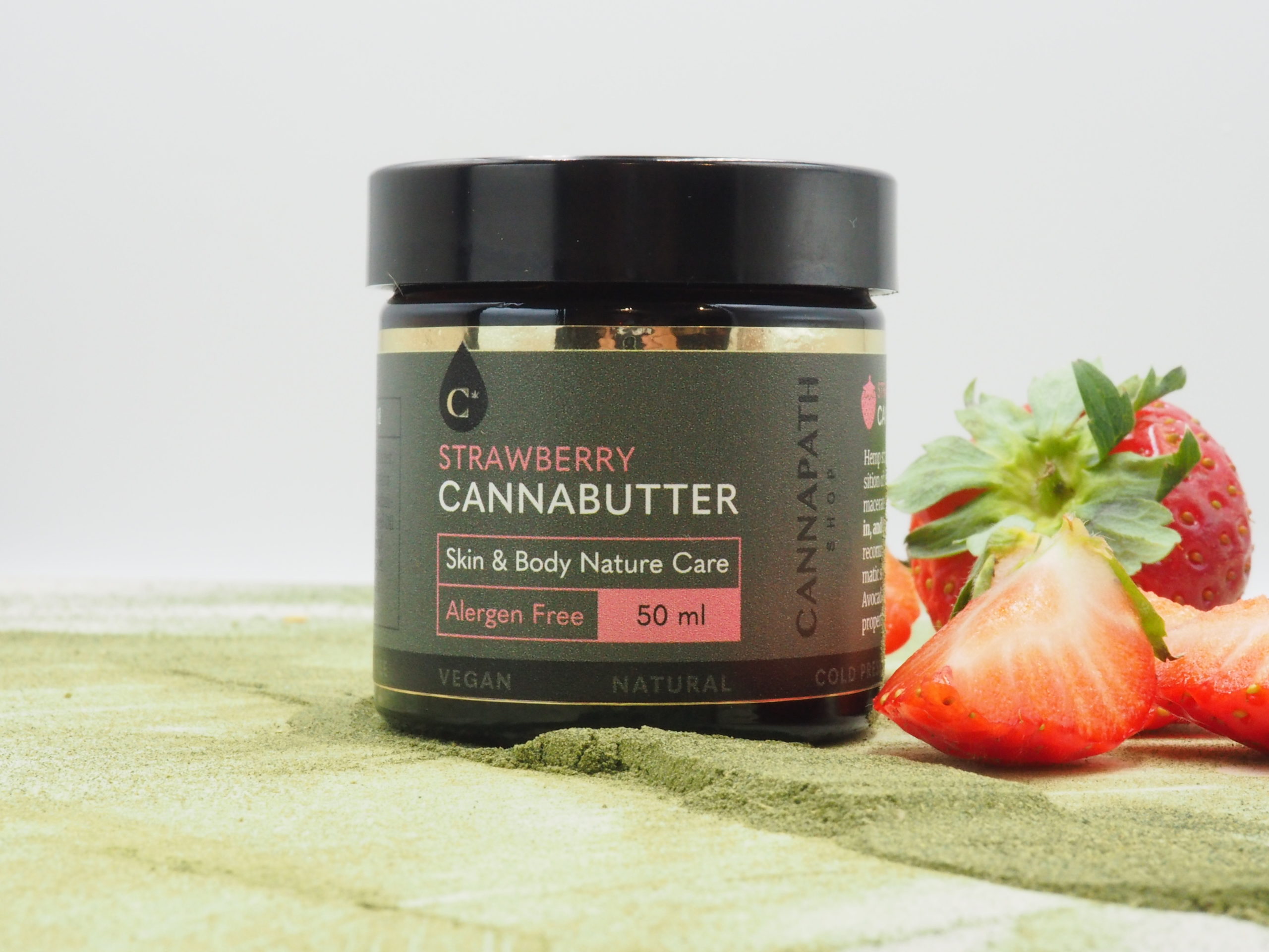 Strawberry Cannabutter – konopne masło do twarzy i ciała - obrazek 3
