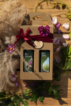 Zestaw prezentowy olej z ostropestu + rydzowy