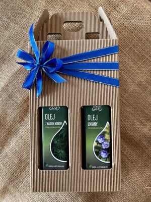 Zestaw olej konopny + olej lniany