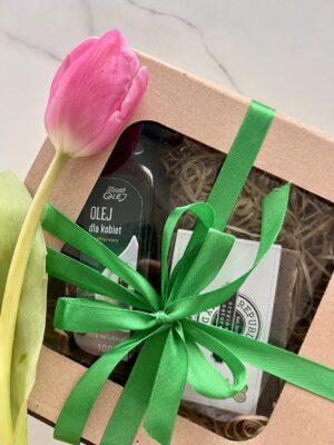 Zestaw olej dla kobiet + mydło